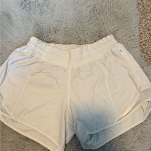 Women’s White hotty hot shorts low rise